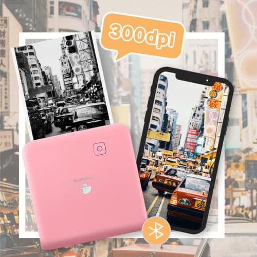 Phomemo 300dpi Mini Photo Printer M02 Pro Pocket Thermal Printer Compatible with iOS&Android Photo Printing Journal