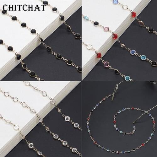 Handmake Women Fanciest Sunglasses Lanyards Reading Glasses Cord Holder Neck Strap Rope Glass Beaded Eyeglass Chains