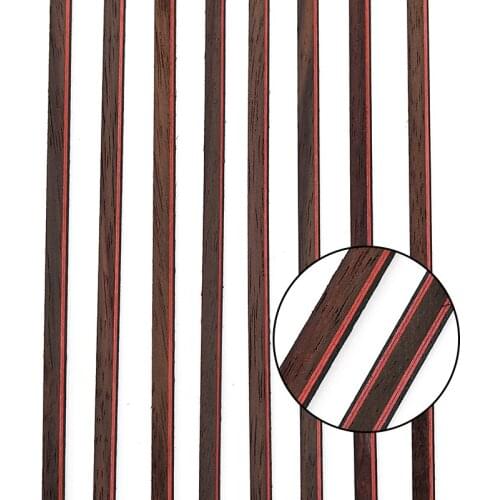 Rosewood + Red + Black Guitar Outsourcing Edge Decoration Backboard Center Decoration Line Guitar Accessories Manufacture Materi