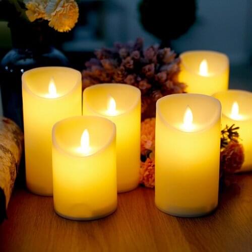 Led electronic candle light swing wick simulation candle light fake candle wedding romantic confession guide light