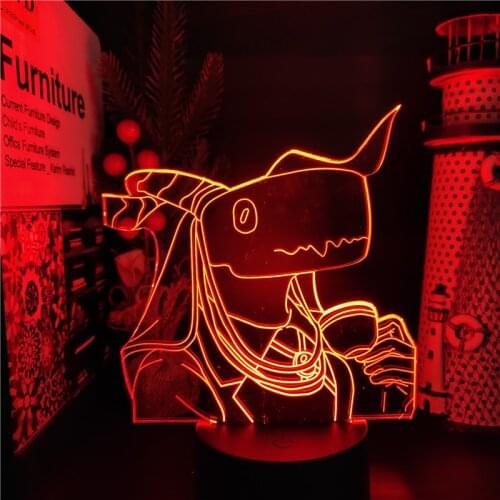 The Ancient Magus Bride Elias Ainsworth Anime Led Night Light Lamp Acrylic Table Lamp 3D Lights Child Bedroom Decor Manga Gift