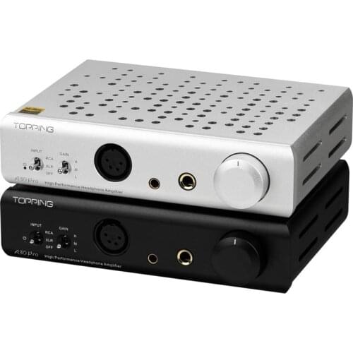 TOPPING A30Pro Hi-Res High Performance Headphone Amplifier OPA1656*10 4 pin XLR/4.4mm/6.35mm Output Topping A30 Pro