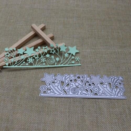 Star Five-pointed Star Flower Lace Metal Cutting Dies DIY Envelope Edge Craft Paper Card Making Scrapbooking Embossing