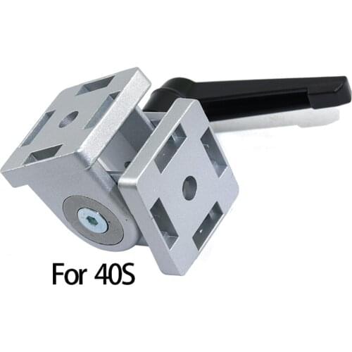 1pcs Die cast Zinc Alloy Flexible Pivot Joint Connector with Handle corner hinge for Aluminum Extrusion Profile 40 Series