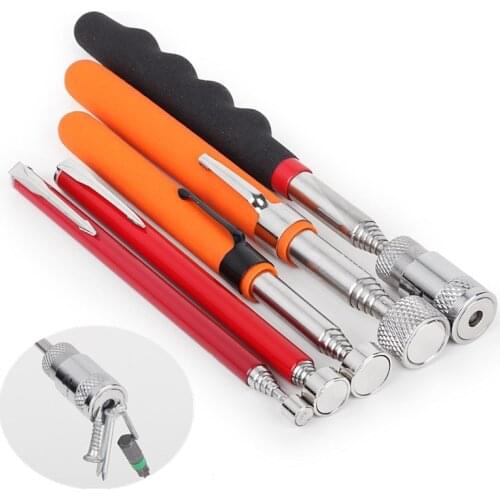 1pcs Mini Portable Telescopic Magnetic Magnet Pen Handy Tool for Picking Up Nut Bolt Extendable Pickup Rod Stick
