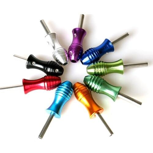 2pcs Fish Shape Grips Aluminum Alloy Tatttoo Machine Grip 25mm Diameter Tattoo Grip TG2102