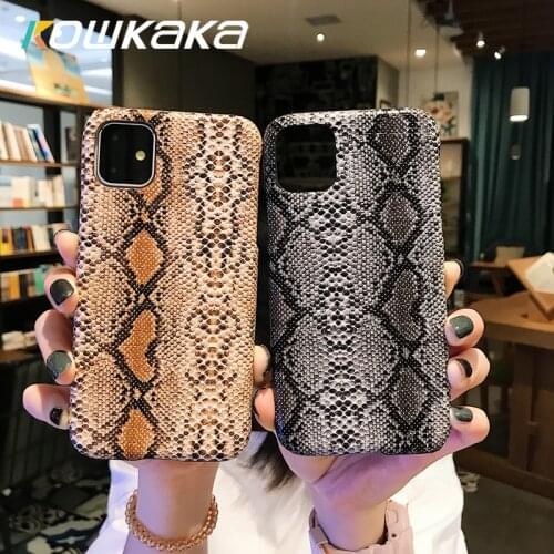 For iPhone 12Mini 11 Pro Max Luxury Python Texture Rough Touch Case Camera Protection For iPhone 6 6s 7 8 Plus 2020 SE Anti-Fall