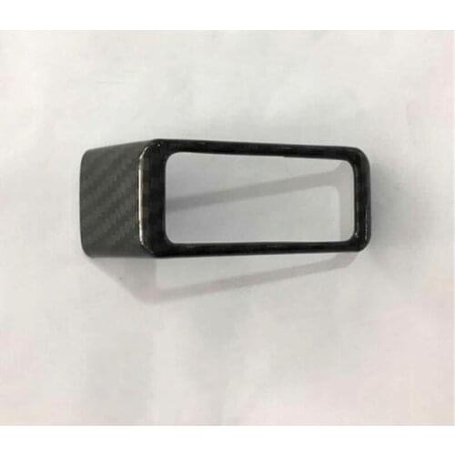 Fit For Mazda CX-5 CX5 2017 2018 ABS Chrome Carbon Fiber Car Double Flash Switch Button box Mouldings Frame Interior Trim