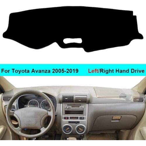 2 Layers Car Auto Dashboard Cover Carpet Cape For Toyota Avanza 2005 - 2015 2016 2017 2018 2019 Dash Mat Dashboard Pad Anti-UV