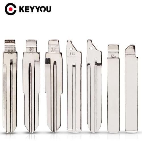 KEYYOU 10x Remote Key Blade Blank For Toyota Highlander Corolla Camry Vios Scion TOY40 TOY41 TOY43 TOY47 TOY48 Flip