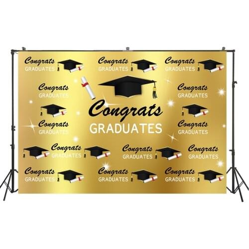 HUAYI Photography Backdrop Birthday Background Graduation School Party Celebration Decor Studio Photo Booth Backdrop W-2292
