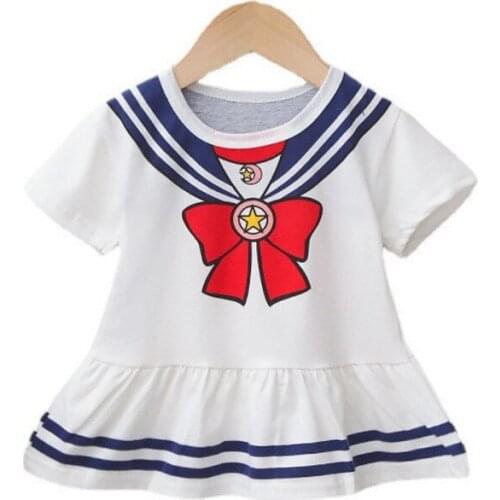 New Summer Newborn Baby Girls Clothes Children Fashion Cute Dress Toddler Casual Cotton Costume Infant Clothing Kids Sportswear