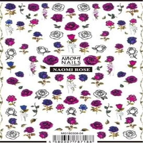 Nail Stickers Flowers Light Traceless Nail Decoration Nail Art Back Adhesive Nail Decals