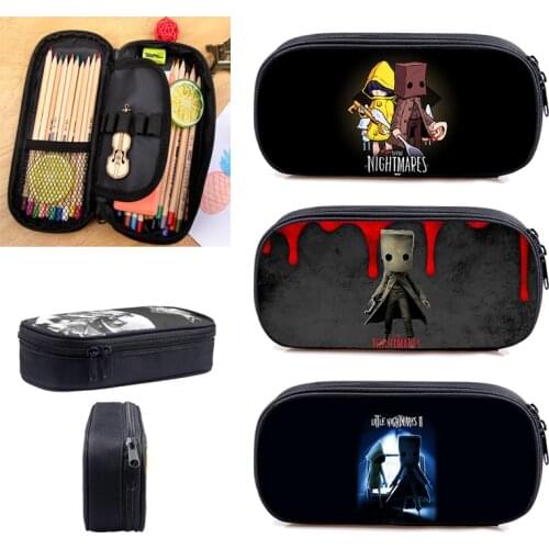 Little Nightmares 2 Pencil Bag Makeup Purse Children School Gift Women Fashion Makeup Bag Girls Pencil Box Ladies Cosmetic Case