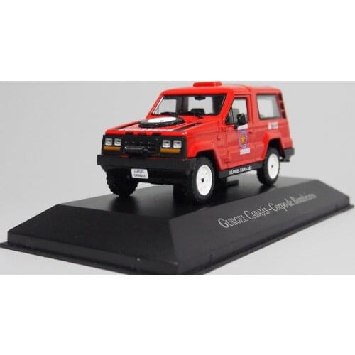 Ixo 1:43 Gurgel Carajas Brazil Fire Police Off Road Vehicle Collector Edition Metal Diecast Model Vintage Car Toy Gift