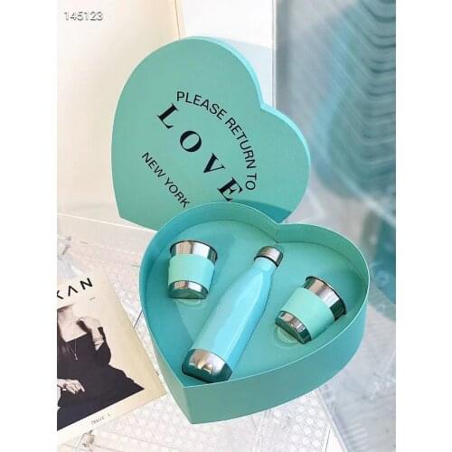 Fashionable and trendy vacuum flask set gift box coffee cup water glass vacuum flask,, beautifully packaged, high-end gift