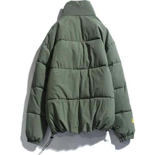 Winter mens coat parka coat warm street clothes slim-fit cotton coat thick mens jacket