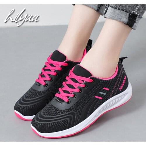 New Fashion Casual Sneakers Female Sport Runnning Vulcanized Shoes Breathable Mesh Outdoor Ladies Trainers tenis feminino 2020