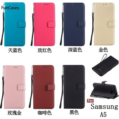 Hot Wallet Phone Case sFor Etui Samsung A5 Soft Silicone Back Cover Back Cute Half Wrapped Case For Samsung Galaxy A500 5.0" Bag