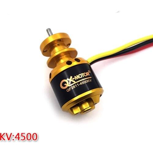 QX-MOTOR QF2611 Brushless Motor 3500KV /4500KV 55mm/64mm Ducted Fan Jet EDF 3-4S Lipo For RC Airplanes F22139/40