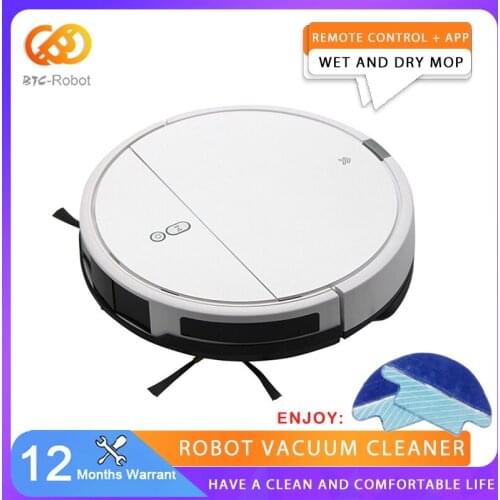 Smart Home Vacuum Cleaner Robot, Sweeping Robot, Area Cleaning, Wet Mop Disinfection