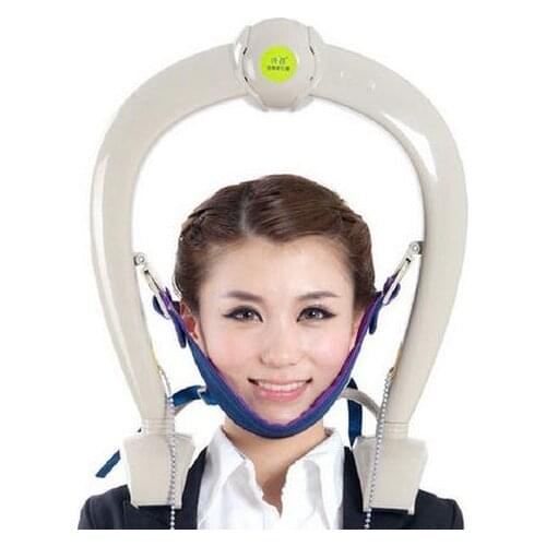 Cervical tractor portable instrument for household fields dragon-head-raising traction fixator Body massager
