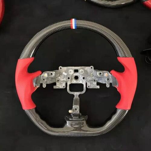 Cuatomized Carbon Fiber Sports Steering Wheel Alcantara Leather compatible for Mazda Axela ATENZA CX4 CX5