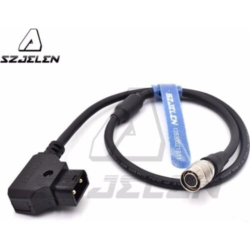 SZJELEN D-Tap to Hirose 4-pin female Cable for SmallHD DP7-PRO monitor power cord, SmallHD AC7-OLED monitor power cable