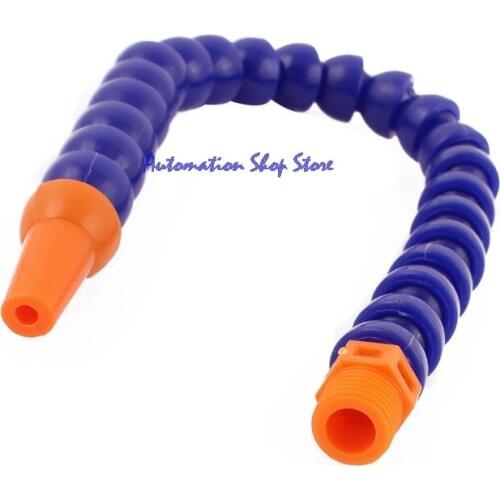 1/4" thread 30cm Length Flexible All-angled Round Spout Cooling Oil Tube Pipe 5pcs