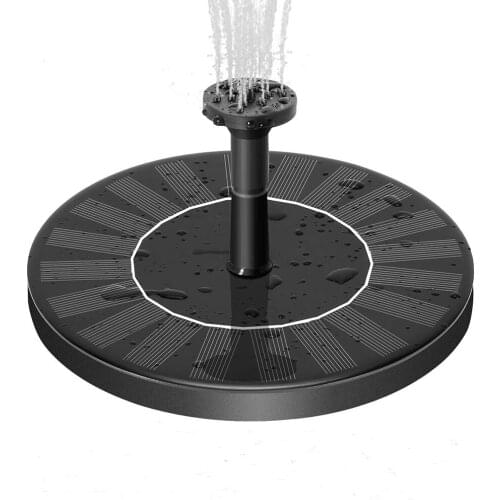 Solar Water Fountain Pool Pond Waterfall Fountain Garden Decoration Outdoor Bird Bath Solar Powered Fountain Floating Water