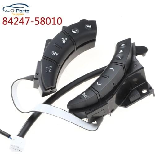 High Quality! Car steering wheel control buttons 84247-58010 75B037 For 2003-2009 Lexus GX470 2003-2007 For Toyota Highlander