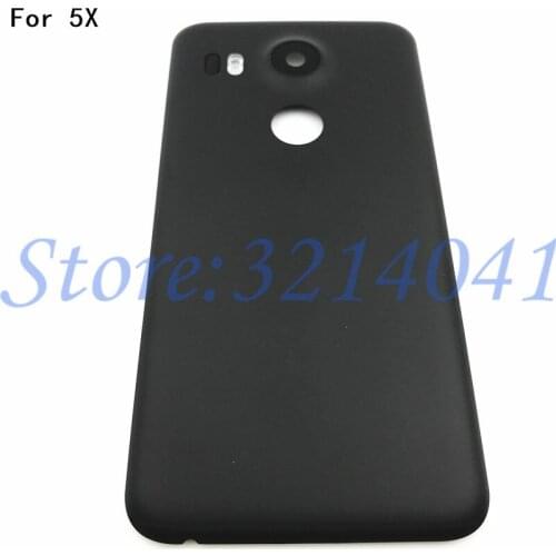 Battery Back Cover For LG Google Nexus 5X Back Battery Cover Rear Door Housing Case Replacement Parts