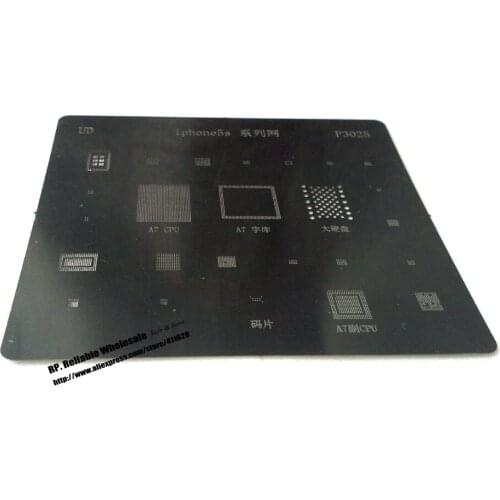 1pcs Heat Directly Stainless Template BGA Stencil for iphone 5s A7 CPU, A7 Font, HDD, Series