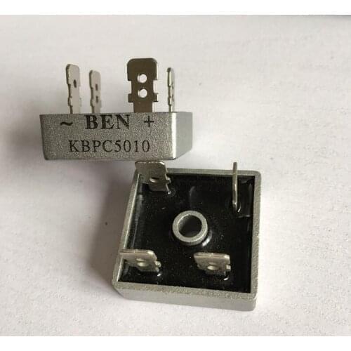 10PCS/LOT KBPC5010 50A 1000V Diode Bridge Rectifier kbpc5010