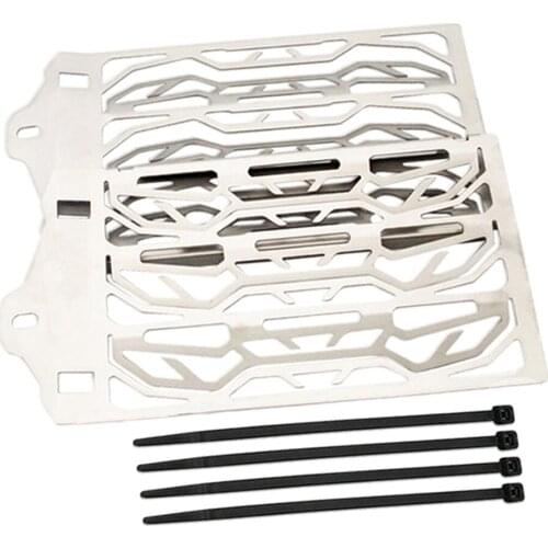 2 Pieces Radiator Grille Protective Covers + 4 Pieces Cable Tie For BMW R1200GS LC ADV 2013 2014 2015 2016