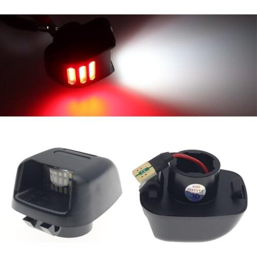 2x Error Free Led Number License Plate Lights Lamps Bulbs For Navara D40 Frontier ACMAT ALTV Suzuki Equator Armada Titan Xterra