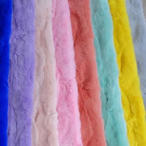 55cm * 110cm colors rex rabbit fur real dyeing leather fur raw material clothing genuine fur fabric Plate wholesale