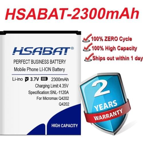 Top Brand 100% New 2300mAh Battery for Micromax Q4202 in Stock