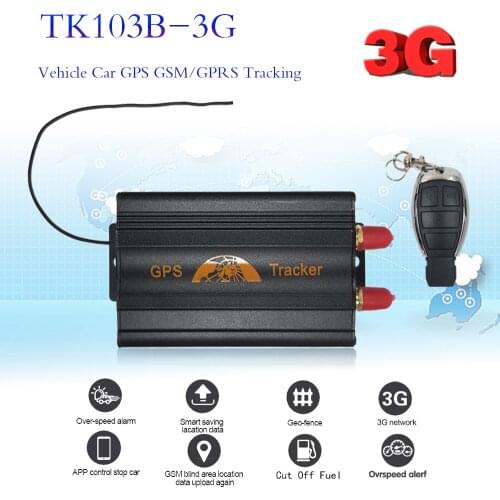 Coban GSM GPS Vehicle Tracker Best 3G GPS Car Tracker GPS103B-3G/TK103B-3G Motorcycle GPS Locator Remote Control Power Off alarm