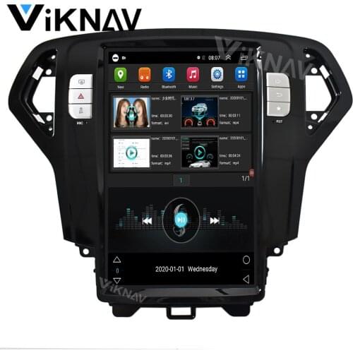 Car radio for ford mondeo fusion mk4 2007 2008 2009 2010 android auto video players gps navigation vertical screen multimedia