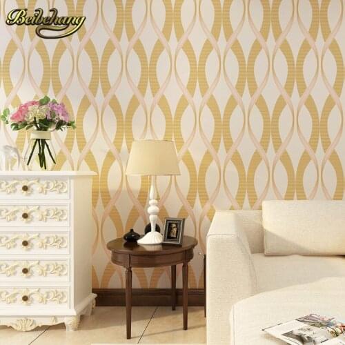Beibehang Modern minimalist style three-dimensional geometric stripes non-woven wallpaper shop for living room bedroom TV wall