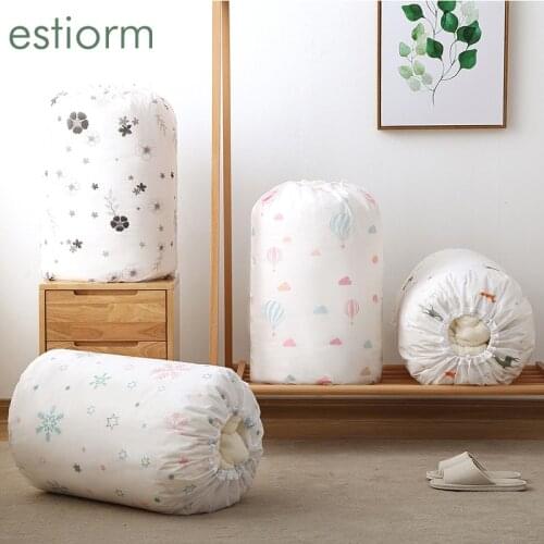 Large Moisture-proof Clothes Storage Bag, Large Capacity Space Saver Closet Organizer for Clothes, Blankets, Comforters,Bedding