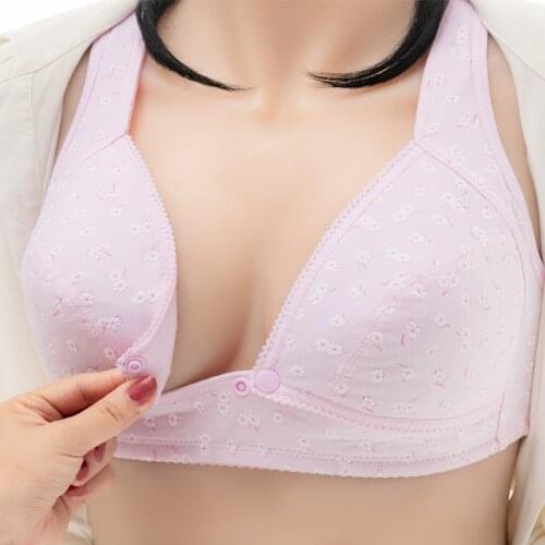 Maternity Bras Wirefree Nursing Bra Panties Set Pregnancy Clothes Prevent Sagging Breastfeeding Womens Breathable Lactancia Bra