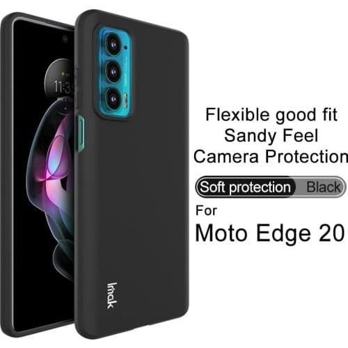 For Moto Edge 20 Pro / Edge S Pro Imak UC-3 Series Soft Matte Frosting Back Cover Plastic Shockproof TPU Case