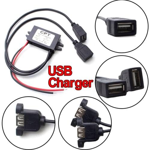 DC-DC 12V to 5V 3A 15W Car Power Converter Micro Mini USB Step Down Voltage Power Supply Output Adapter Low Heat Auto Protection