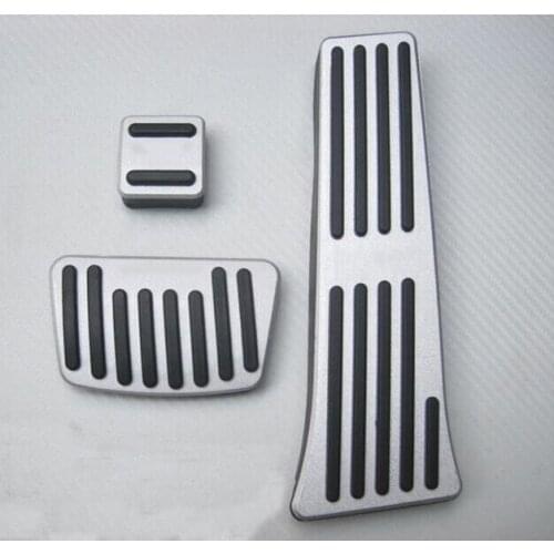 DEE Car Accessories Aluminum Foot Rest Fuel Brake AT Pad pedals Plate For Hyundai MISTRA 2014-2016 Plate pads stickers styling