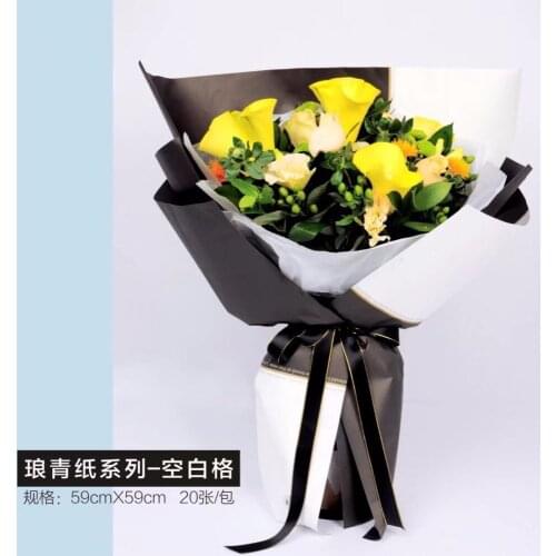 Decorative Wrapping Paper craft color paper diy party Gift Flowers Bouquet Packaging paper backdrop decoration 60*60cm 20sheets