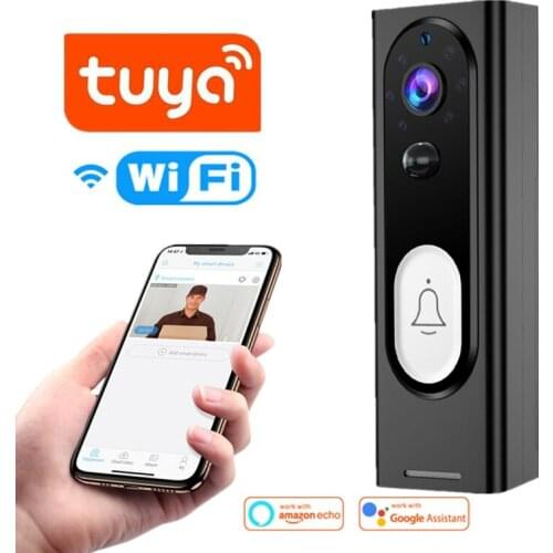 Tuya Wifi Intercom Wireless Security Alarm Camera Doorbell Wifi Smart Home Doorbell PIR Motion Sensor Doorbell