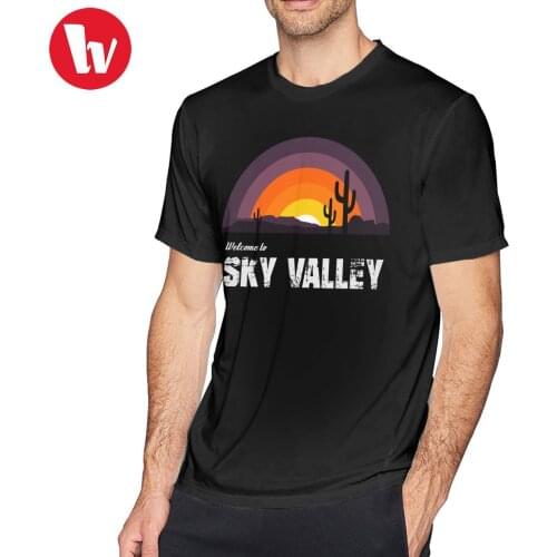 Kyuss T Shirt Welcome To Sky Valley T-Shirt Short-Sleeve 100 Percent Cotton Tee Shirt Funny Streetwear Tshirt