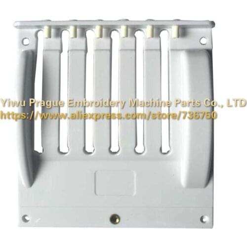 Good quality SWF embroidery machine spare parts Head Face Plate U Set 6C BHD-PS001800 Grid for 6 Colors 6 Needle by store 736750